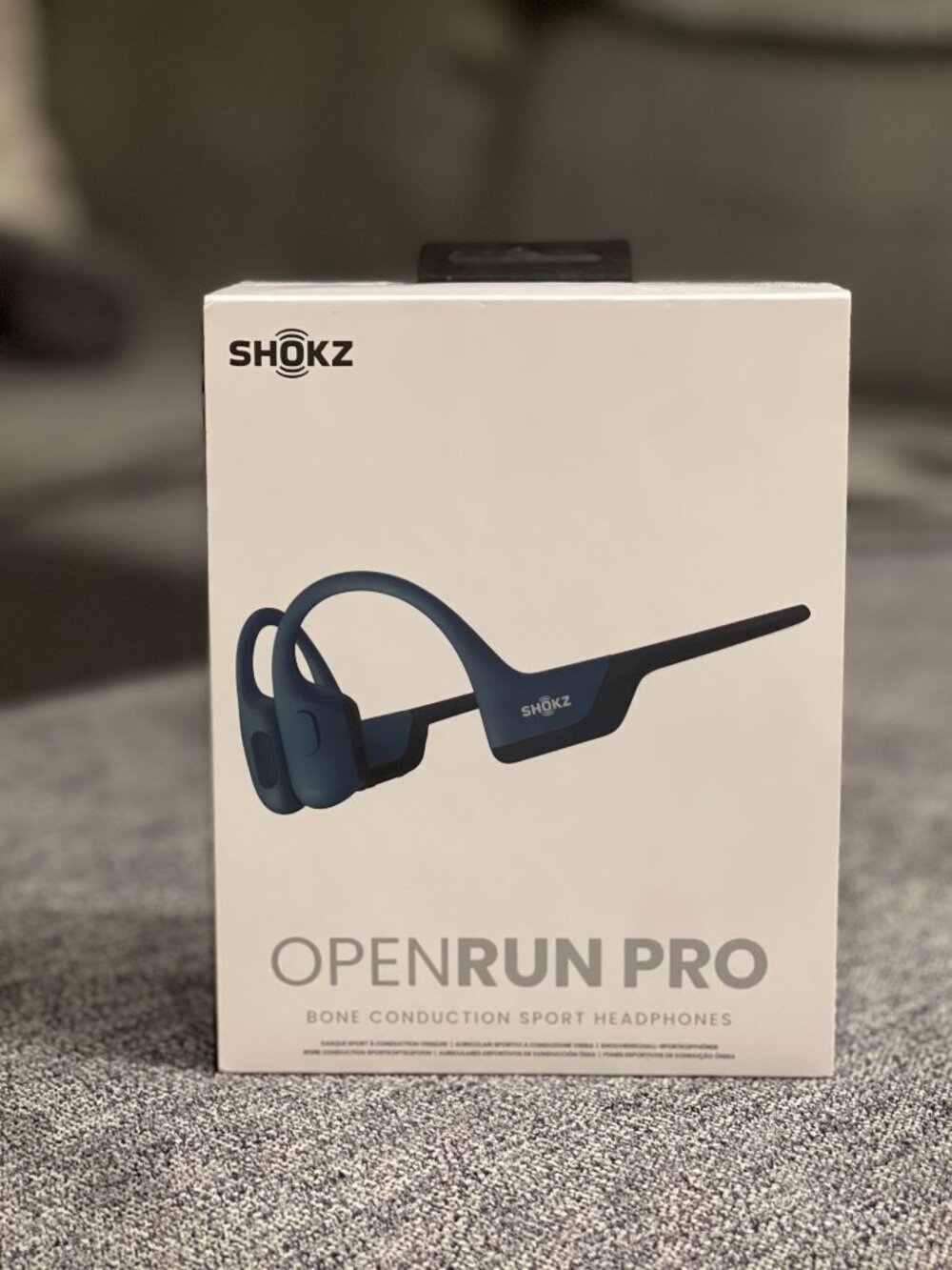 SHOKZ OpenRun Pro Bone Conduction Headphones – Steel Blue, NEW - Picture 3 of 6